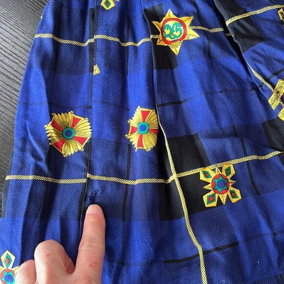 Vintage Chaus plaid and medallion skirt - Picture 7 of 7